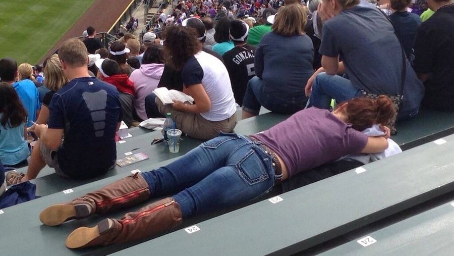Behold: The Most Bored Baseball Fan Ever