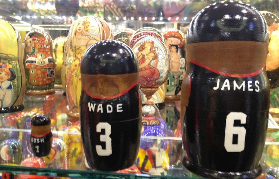 Chris Bosh Gets No Respect In The Russian Nesting Doll Game