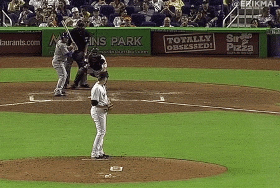 Chad Qualls Celebrates Like A Marlin Should