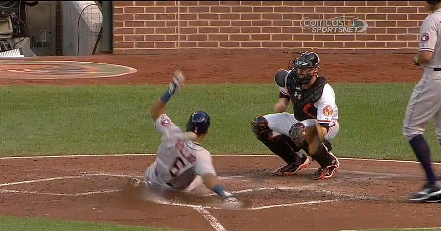 Jonathan Villar Steals Home, Gets Hit By Pitch