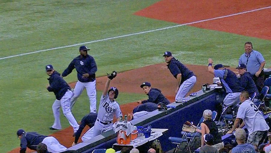 Rays Lose Faith In Ball Boy; Ball Boy Redeems Self With Terrific Catch