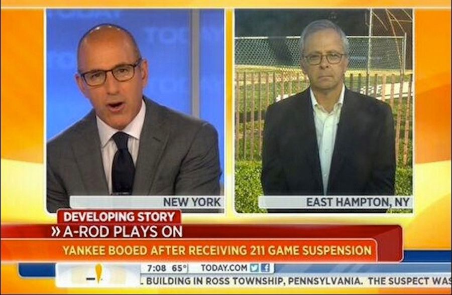 For The Latest On A-Rod, Here's Mike Lupica, Live From The Hamptons