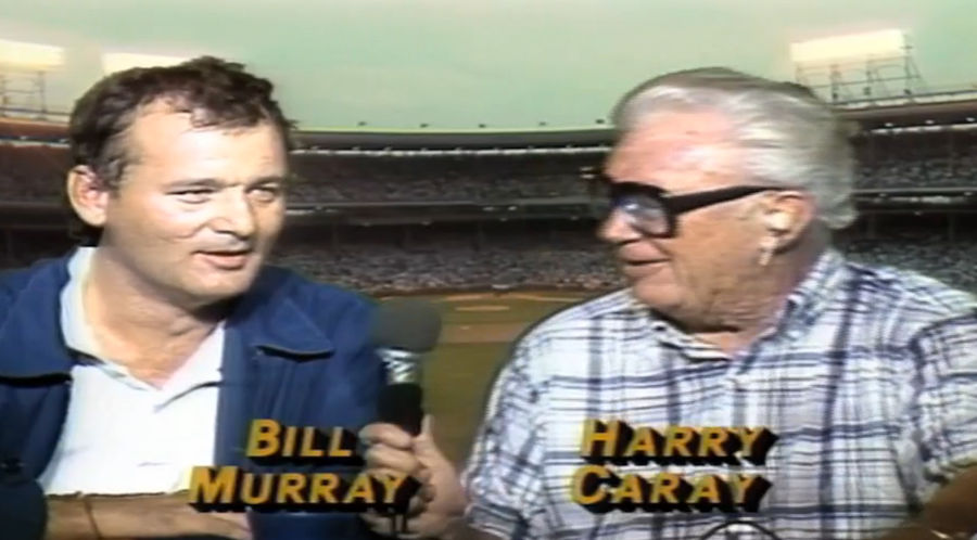 Watch Bill Murray And Harry Caray Kick Off The Cubs' First Night Game