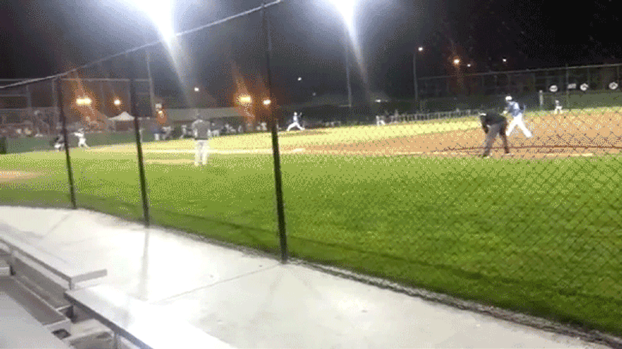 Pitcher Hits Batter In Head; Batter Fires Bat Back At Pitcher