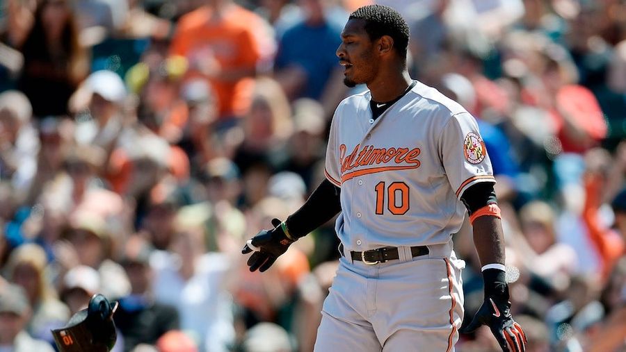 Adam Jones Says A Giants Fan Threw A Banana At Him