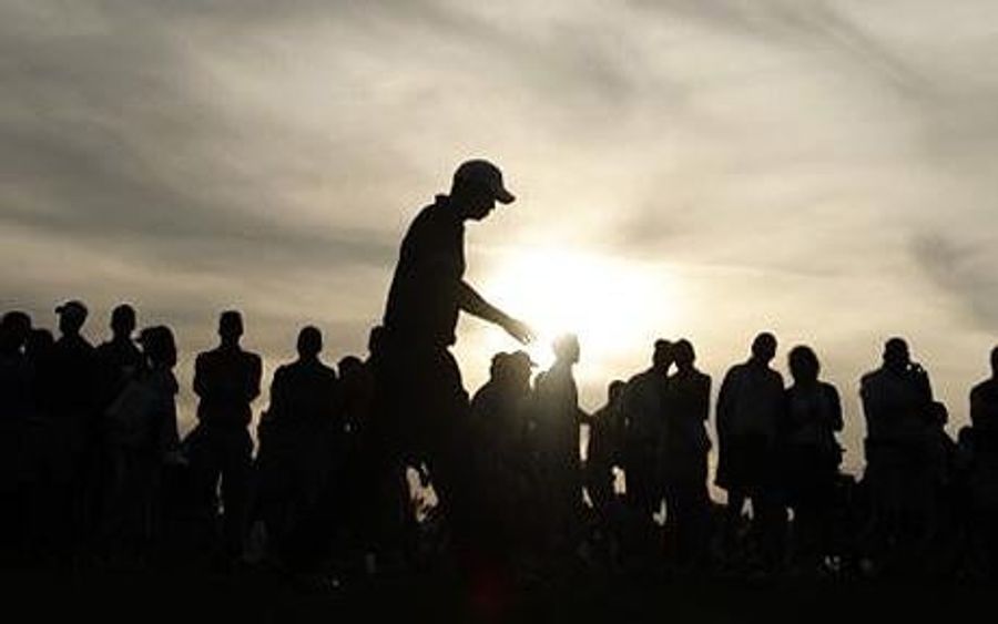 Tiger's Burdened Walk