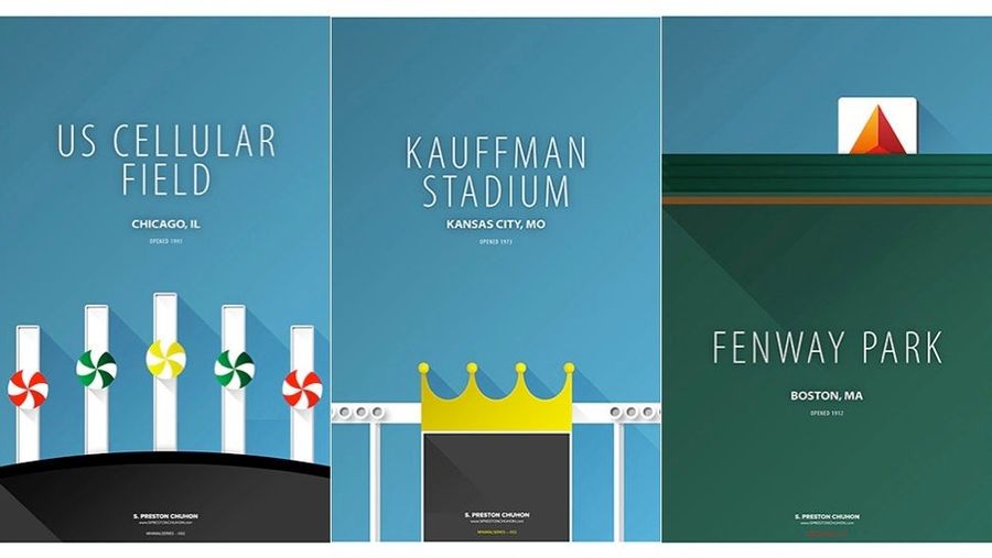 These Minimalist Baseball Stadium Posters Are Fantastic