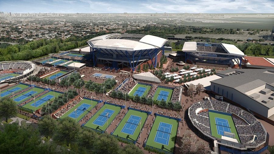 Here&#39;s The Roof That&#39;ll Cover Arthur Ashe Stadium At U.S. Open