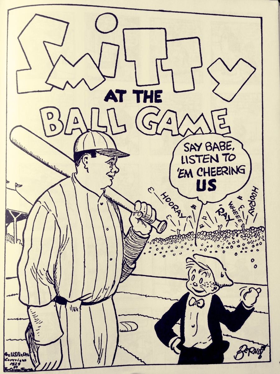 Babe Ruth In The Funny Papers