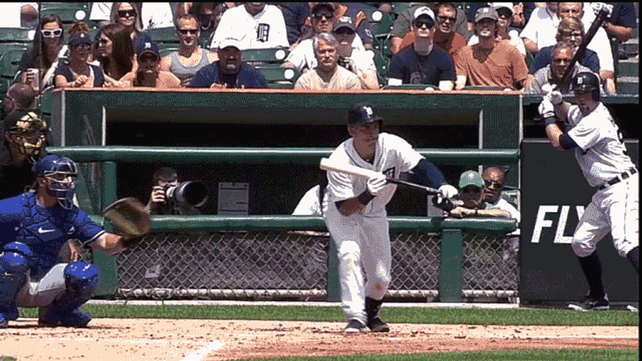 José Iglesias Took A 95 MPH Fastball To The Dick
