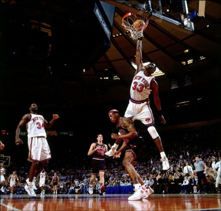 Halberstam Takes Down Patrick Ewing