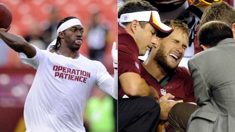 Kirk Cousins Injured; RGIII Still Not Cleared For Week 1