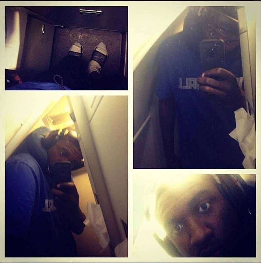 Roy Hibbert Wants You To Know He's Too Tall For An Airplane Bathroom