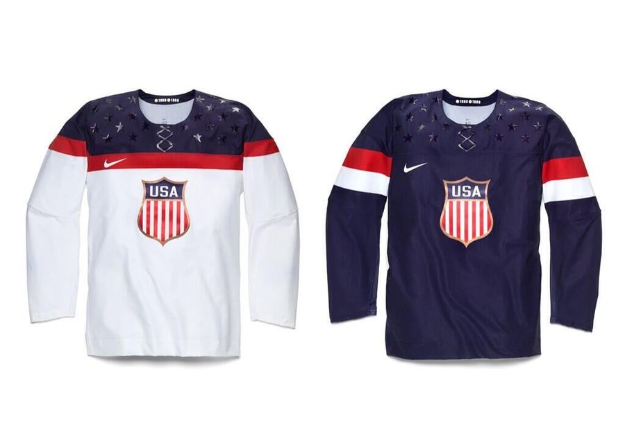 U.S. Olympic Hockey Jerseys Revealed