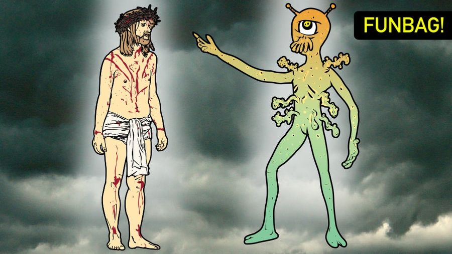 Jesus vs. Aliens: WHO YOU GOT?!