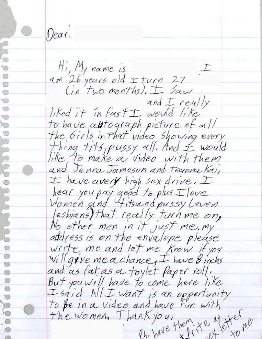 "No Other Men In It, Just Me": A Letter From A Porn Hopeful
