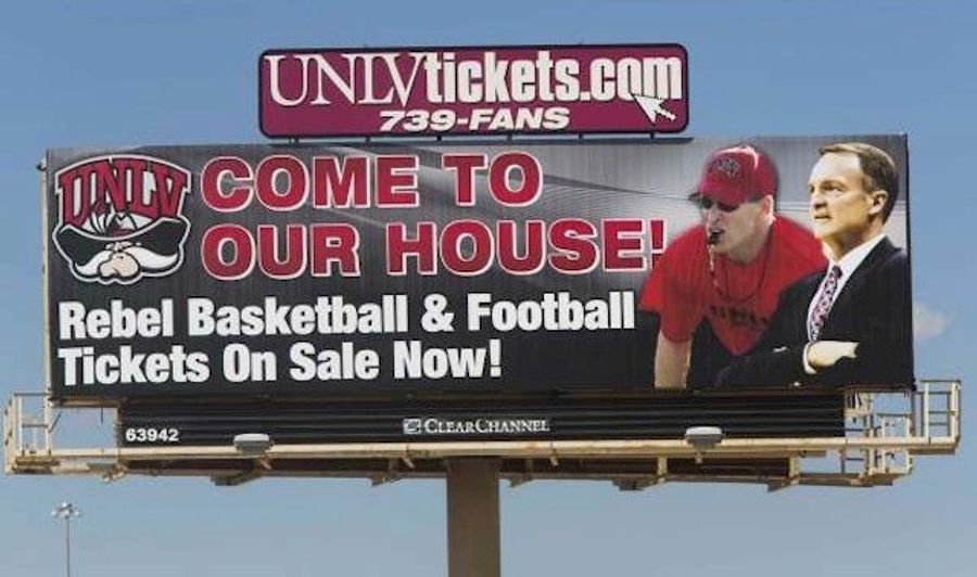 UNLV Billboard Features Coach Who Left Two Years Ago