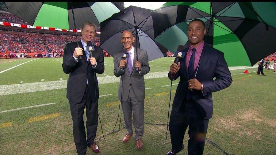 Which NBC Sports Personality Doesn't Need An Umbrella?