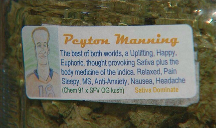 There Is Peyton Manning Weed
