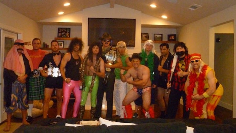 WWF-Themed Fantasy Football Draft Features Impressive Costumes