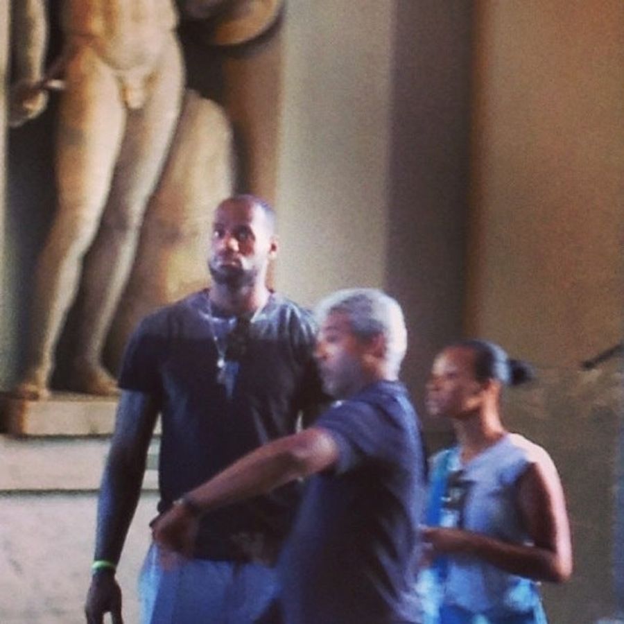 Here&#39;s LeBron At The Vatican