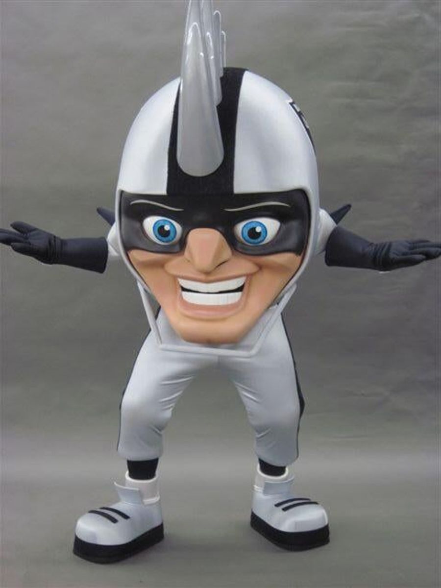 God Willing, The Raiders' Nightmare Mascot Will Not Take The Field