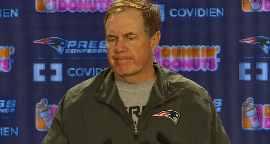 A Scene From A Bill Belichick Press Conference