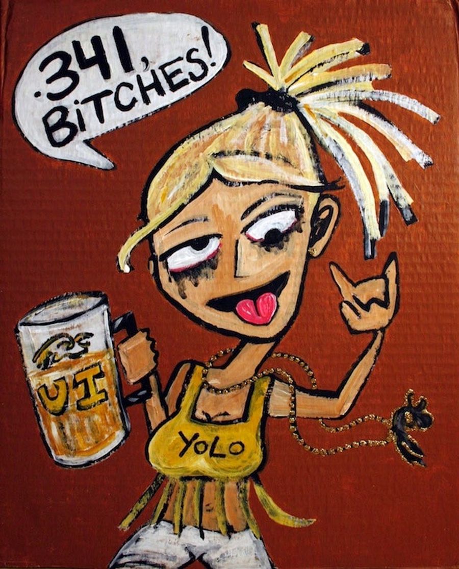 Vodka Samm Has Been Immortalized In A Painting
