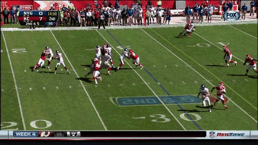 Victor Cruz Burns His Man Easily For A Touchdown