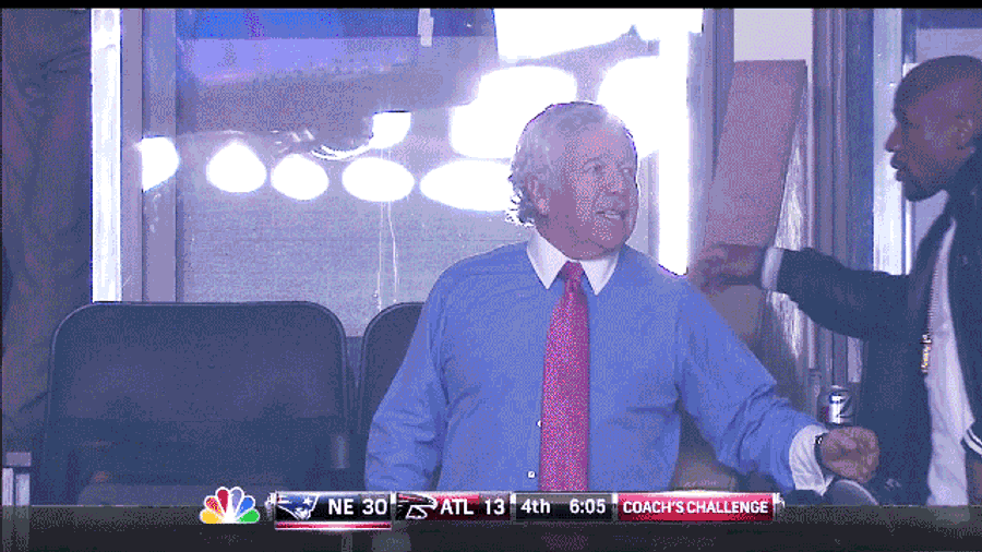 Bob Kraft And Money Mayweather, Chilling: Your Pats-Falcons Roundup