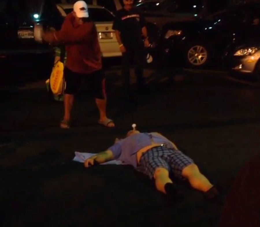 Just John Daly Hitting A Tee Shot Off Some Guy&#39;s Face In A Parking Lot