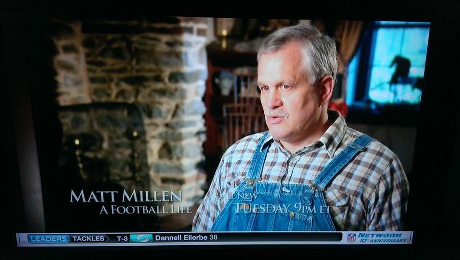 A Very Important Picture Of Matt Millen Wearing Overalls