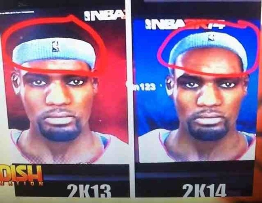 Look How Much LeBron's Hairline Receded From NBA 2K13 To NBA 2K14
