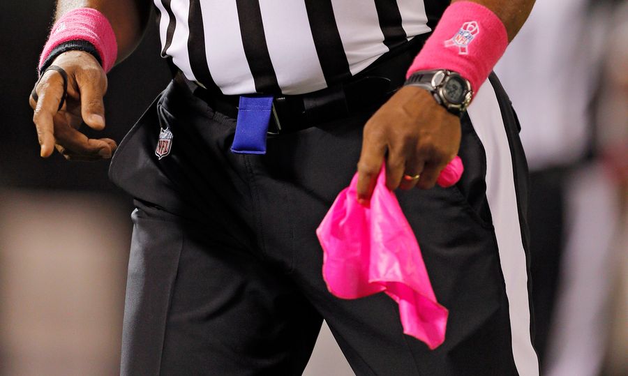 NFL Getting Rid Of Pink Penalty Flags