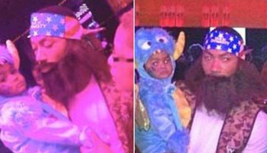 Derrick Rose Dressed Up As The <em>Duck Dynasty</em> Guy For His Son&#39;s Birthday
