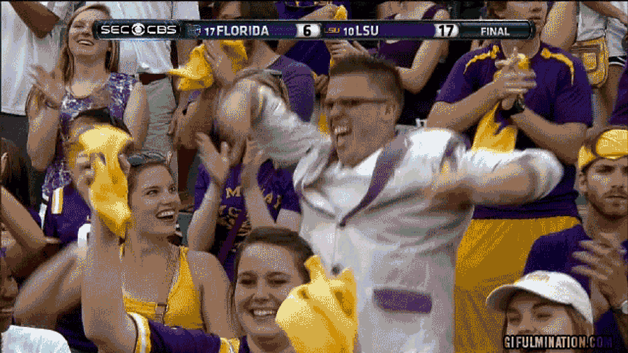 LSU Beats Florida; Some Fans Still Conscious Enough To Celebrate