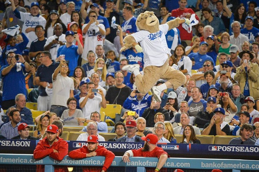 The Ballad Of The Fake Dodgers Bear Mascot