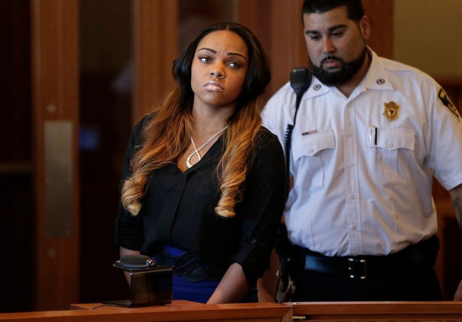 Aaron Hernandez's Girlfriend Accused Of Destroying Evidence