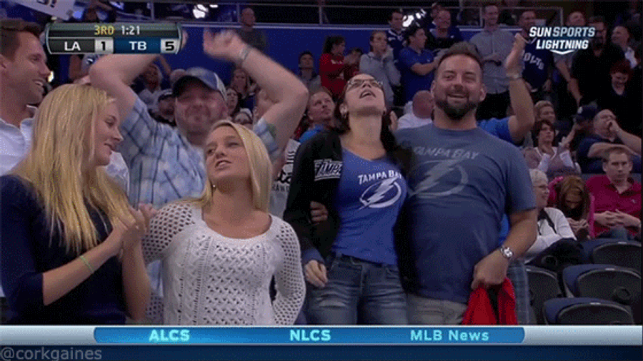 This Tampa Bay Lightning Fan Knows Exactly What He&#39;s Doing