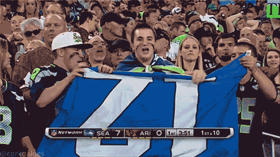 Seahawks Bros Struggle Mightily With Their &quot;12th Man&quot; Flag