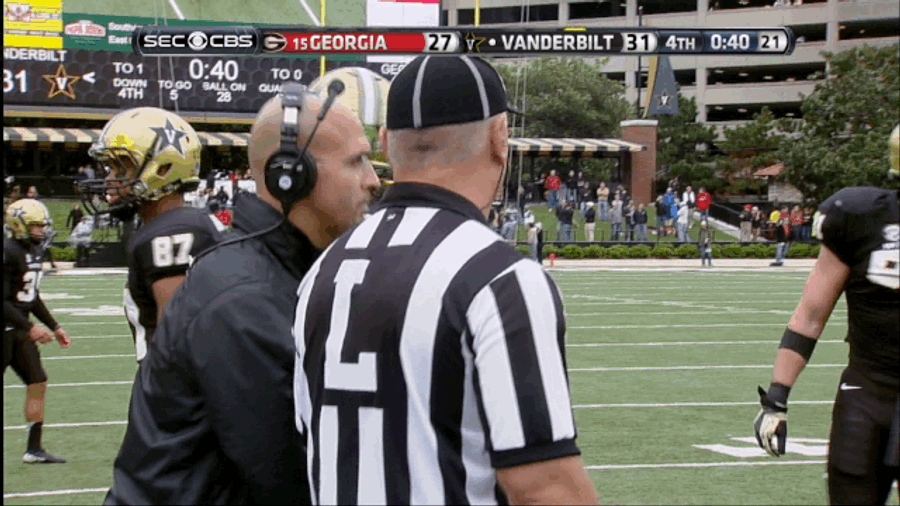 Vandy Kicker Charlie Browned Himself