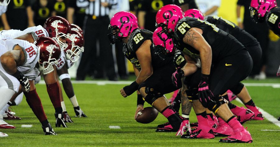 Check Out Oregon's Pink Uniform Schemes