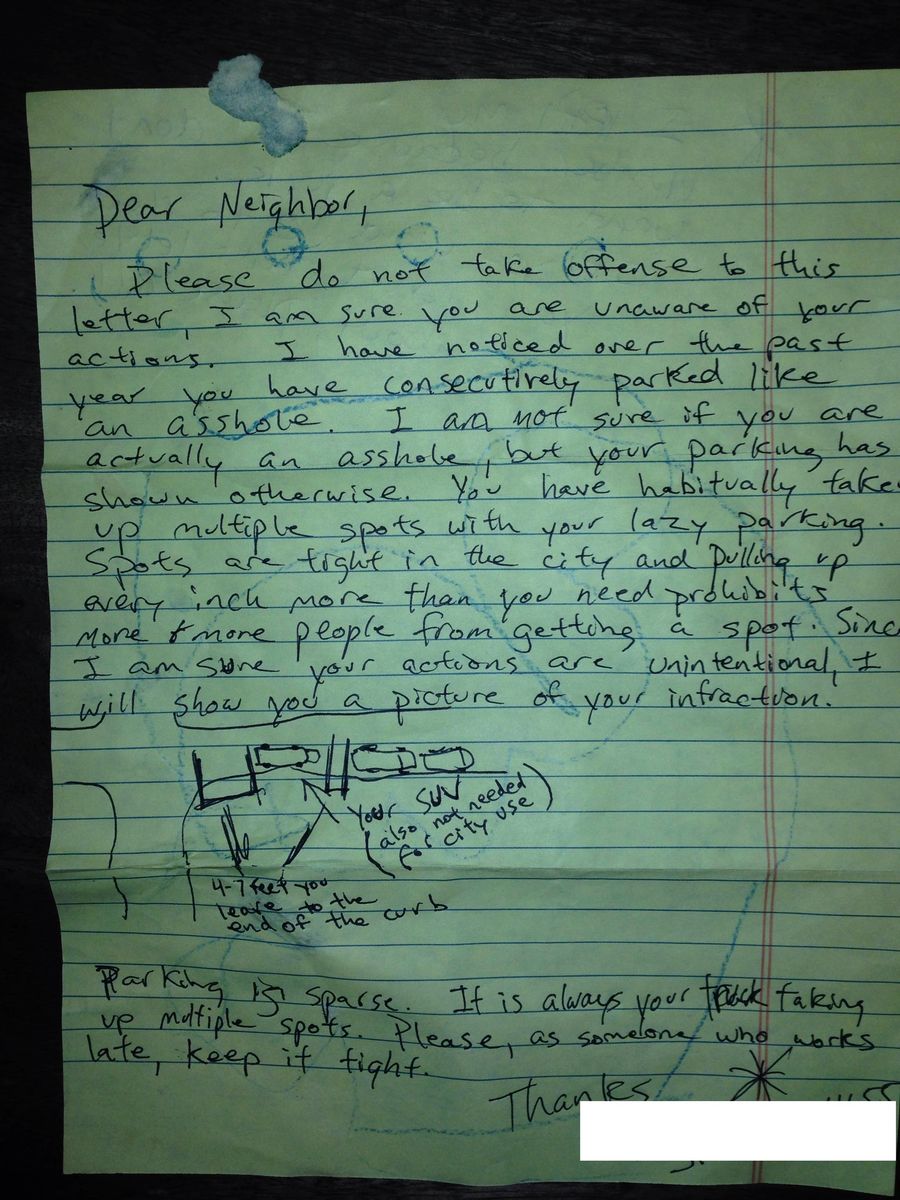 "I Am Not Sure If You Are Actually An Asshole": Tales Of Parking In The City