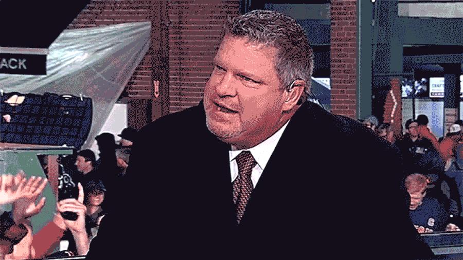 Another Bro Behind ESPN Set Takes Off Shirt, Pours Soda On Himself