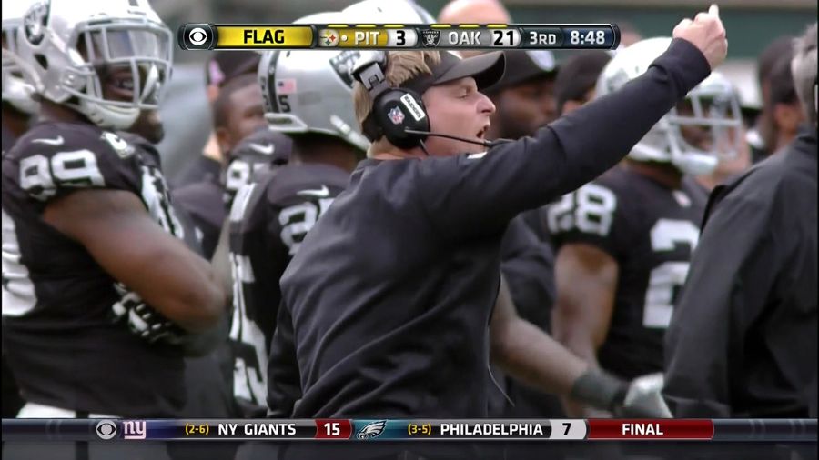Raiders DC Jason Tarver Flippin' Birds & Flingin' "Fucks" At Referees