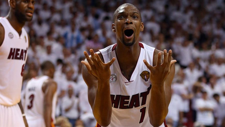 Chris Bosh Is Getting Ornery For Some Reason