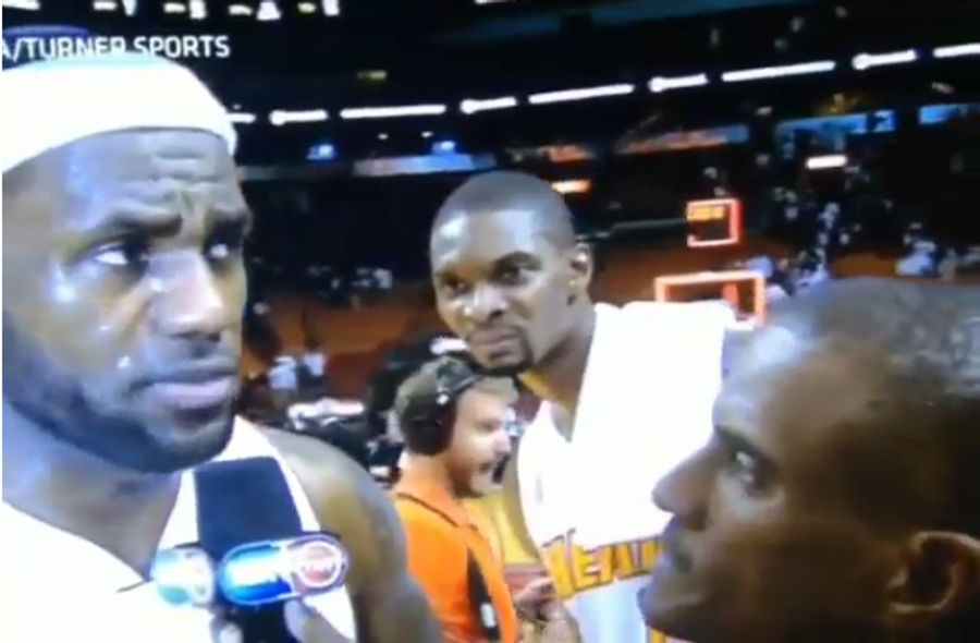 Chris Bosh Creeps On Not One, But Two Interviews
