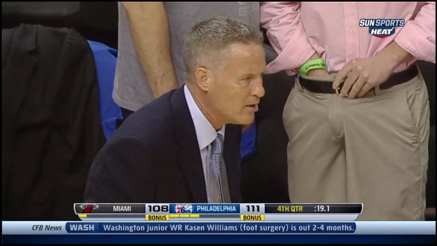 76ers Fan Happy As Philly Beats Off-Their-Game Heat