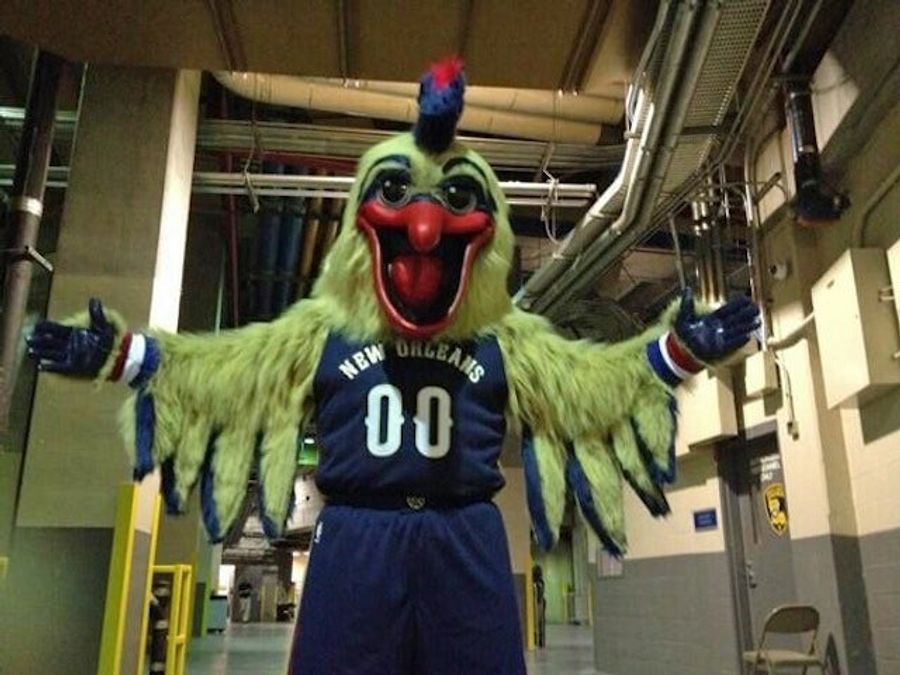 The New Orleans Pelicans&#39; Mascot Is Here To Terrify Your Children