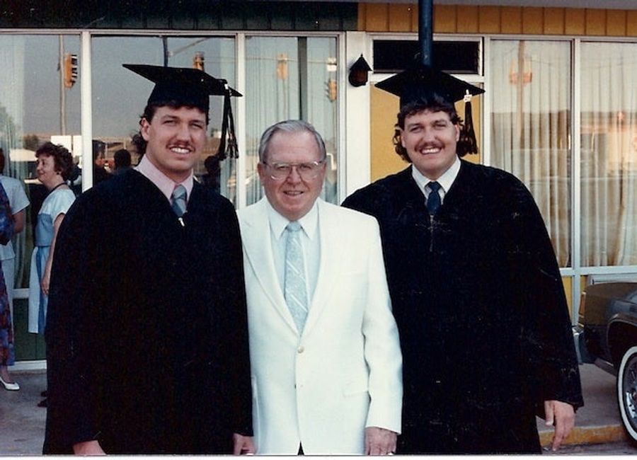 This Graduation Photo Of Rex And Rob Ryan Is Fantastic